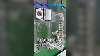 Hiệu suất khử cặn nước BriskSpring bên trong