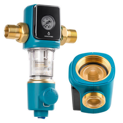 Bộ lọc thô cặn 40 Micron cao cấp với Cào tự động rửa ngược không chứa BPA dùng cho gia đình