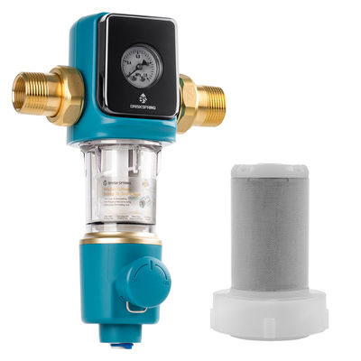 Bộ lọc thô cặn 40 Micron cao cấp với Cào tự động rửa ngược không chứa BPA dùng cho gia đình