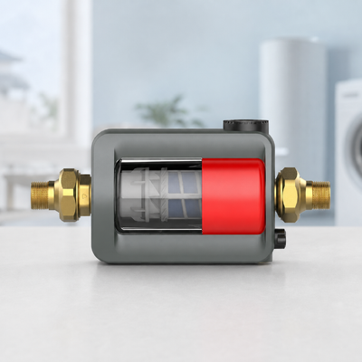 Bộ lọc nước trước toàn nhà ngang HZ-B với độ chính xác lọc 40 µm, chức năng xả thủ công và lưu lượng định mức 7 m³/h