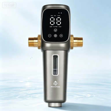 Bộ lọc nước tiền xử lý toàn bộ nhà hoàn toàn tự động với lọc chính xác 40 micron và lưới thép không gỉ SUS 316L