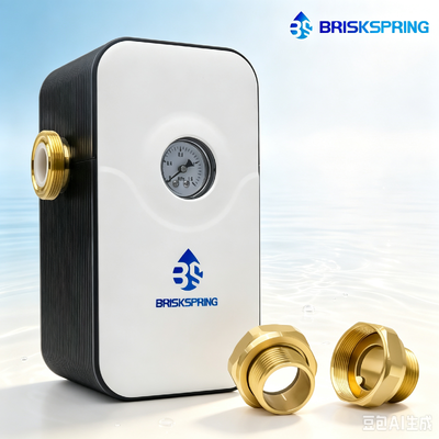 Máy khử nhiệt nước toàn nhà với cấu trúc đồng H59-1, tốc độ dòng chảy 5T / H và được chứng nhận NSF để ngăn ngừa đá vôi