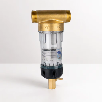 Toàn bộ nhà Spin Down Sediment Water Pre Filter với 40 Micron Filtration Thiết kế tái sử dụng và lớp thực phẩm SS316L Mesh
