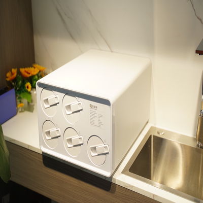 Nhà bếp Hệ thống lọc nước RO 7 giai đoạn 2000GPD Hệ thống thẩm thấu ngược không cần bể