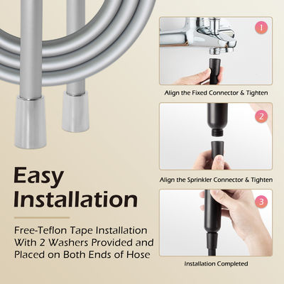 79 Inch Dây vòi sen linh hoạt cầm tay Anti Kink