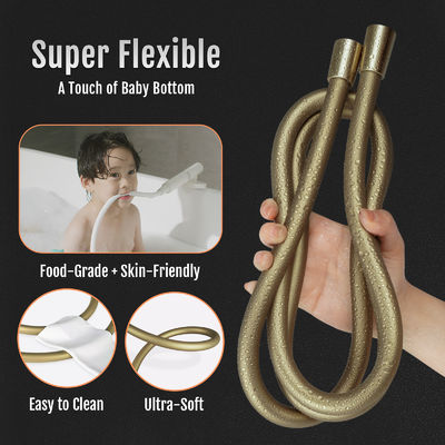 Ứng dụng ống vòi sen silicone cấp thực phẩm cho đầu vòi sen cầm tay, mở rộng ống vòi sen đầu vòi sen không bị cong