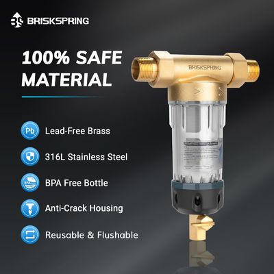 BriskSpring Spin Down Sediment Prefilter System để lọc toàn bộ nhà