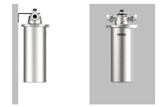 Thép không gỉ 5 micron lọc trước với van giảm áp bằng tay
