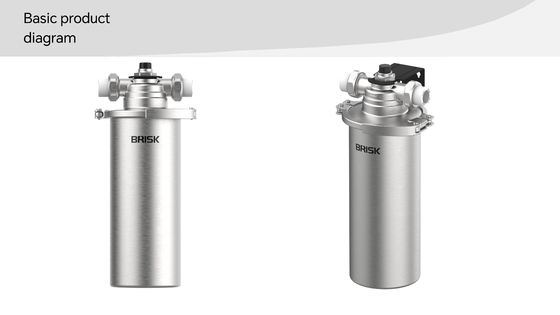 Bộ lọc trước bằng thép không gỉ 5 micron với van giảm áp bằng tay