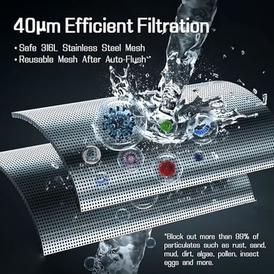 Máy lọc cặn tự làm sạch toàn bộ ngôi nhà Universal Auto cho nguồn nước khỏe mạnh hơn