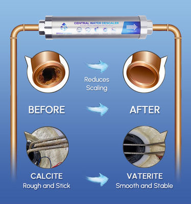 Máy làm mềm nước chống tắc nghẽn không có muối với vật liệu chống ăn mòn bền vững an toàn