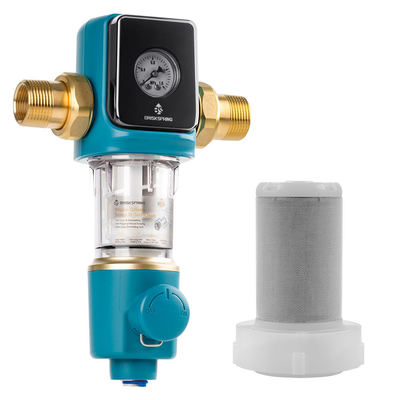 Bộ lọc thô cặn 40 Micron cao cấp với Cào tự động rửa ngược không chứa BPA dùng cho gia đình