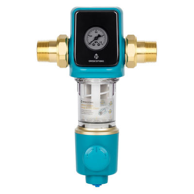 BPA miễn phí Sediment Pre Filter với Siphon Backwash Spin Down thiết kế cho sử dụng trong nhà