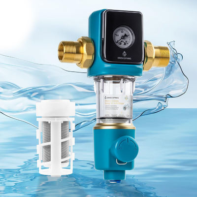 Hệ thống lọc trầm tích tự động với 40 micron BPA miễn phí Siphon cho lọc nước dân cư