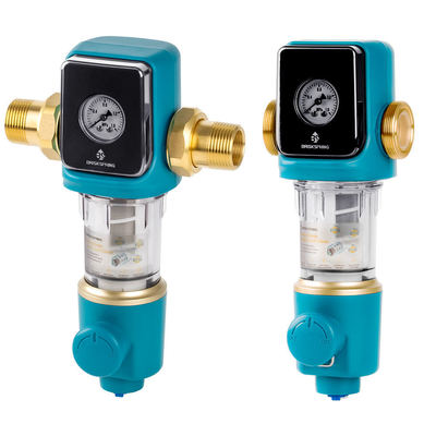 Bộ lọc thô tự động xả BPA Free 40 Micron cho hệ thống nước gia đình với bộ làm sạch gạt tích hợp