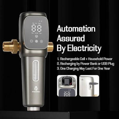 Smart Timer Auto Backwash Water Pre Filter với 40-300μm Filter Rating SUS 316L Stainless Steel Mesh và Tốc độ dòng chảy 6T / H