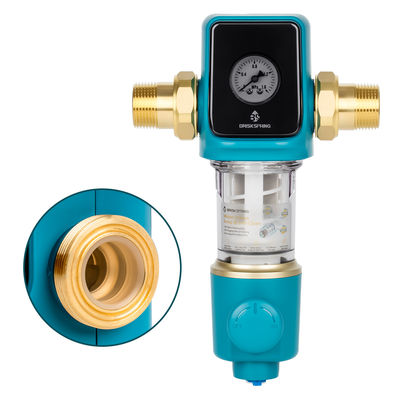 Bộ lọc thô cặn 40 Micron cao cấp với Cào tự động rửa ngược không chứa BPA dùng cho gia đình