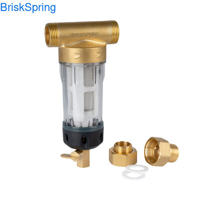 BPA miễn phí Spin Down lọc nước với 1 năm thời gian lọc 4T dòng chảy và 0.15-1.5MPa áp suất nước