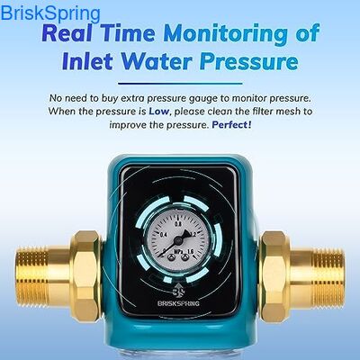 Bộ lọc trước nước 3/4 inch với lưu lượng 5T/H và thiết kế tự làm sạch cho gia đình