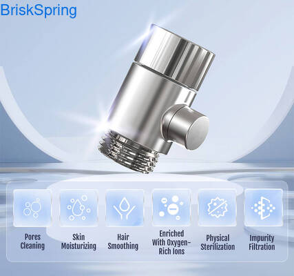 Máy tạo bọt khí siêu nhỏ với 100 tỷ bọt khí trên một lít, đường kính bọt 0.001-0.1 mm, giúp tiết kiệm 20% nước trong vòi sen