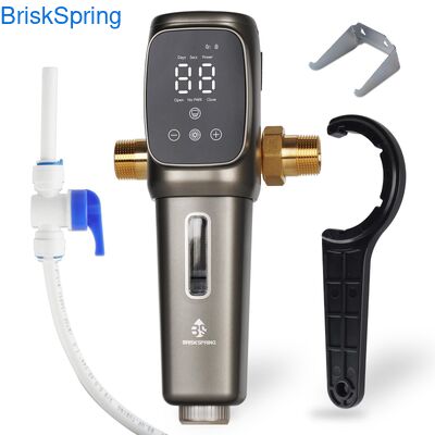 40 Micron Tự động hoàn toàn tái sử dụng Spin Down Water Pre Filter để loại bỏ trầm tích toàn nhà