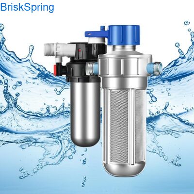 Bộ lọc trước nước bằng lưới thép không gỉ 316L được chứng nhận NSF với lưu lượng 6T/H và điều khiển cảm ứng thông minh