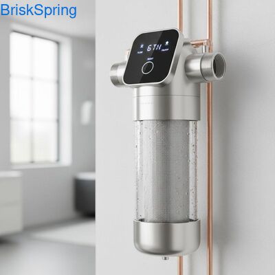 Dòng chảy cao 6T H 316L Stainless Steel Mesh Water Pre Filter cho toàn bộ ngôi nhà với điều khiển cảm ứng