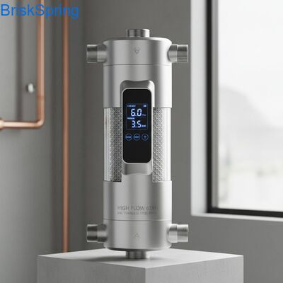 Dòng chảy cao 6T H 316L Stainless Steel Mesh Water Pre Filter cho toàn bộ ngôi nhà với điều khiển cảm ứng