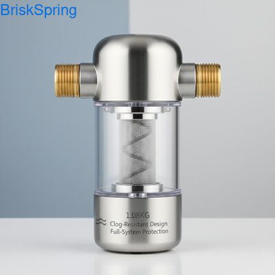 Bộ lọc nước sơ cấp nhỏ gọn 1.08KG với thiết kế chống tắc nghẽn và bảo vệ toàn hệ thống