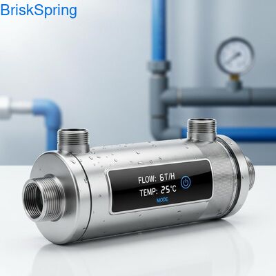 Dòng chảy cao 6T H 316L Stainless Steel Mesh Water Pre Filter cho toàn bộ ngôi nhà với điều khiển cảm ứng