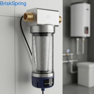 40 Micron Tự động hoàn toàn tái sử dụng Spin Down Water Pre Filter để loại bỏ trầm tích toàn nhà