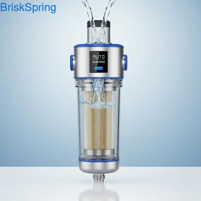 40 Micron Tự động hoàn toàn tái sử dụng Spin Down Water Pre Filter để loại bỏ trầm tích toàn nhà