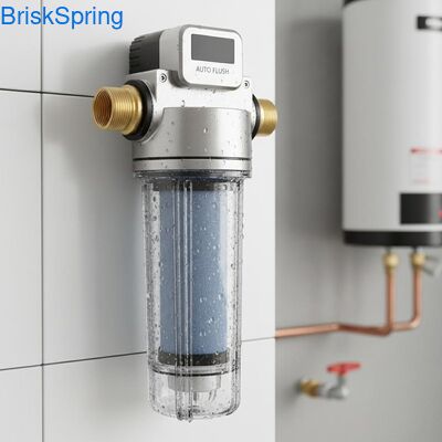 40 Micron Tự động hoàn toàn tái sử dụng Spin Down Water Pre Filter để loại bỏ trầm tích toàn nhà