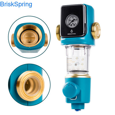 Hệ thống lọc nước toàn bộ nhà với xếp hạng lọc 40-300µm, lưu lượng 22 GPM và lưới thép không gỉ SUS 316