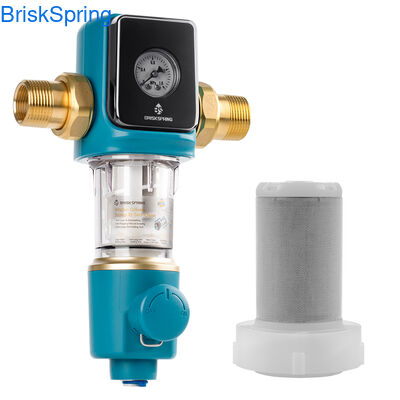 Hệ thống lọc nước toàn bộ nhà với xếp hạng lọc 40-300µm, lưu lượng 22 GPM và lưới thép không gỉ SUS 316