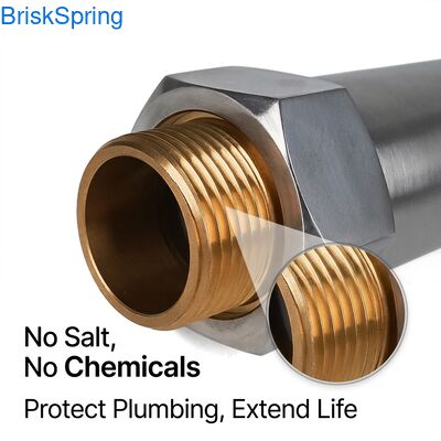 Máy điều hòa nước không muối cho toàn bộ ngôi nhà. Phòng ngừa thân thiện với môi trường cho làn da, tóc và thiết bị gia dụng khỏe mạnh hơn.