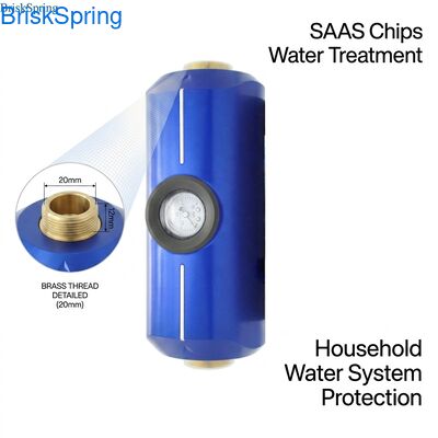 Thiết bị làm mềm nước bền vững với chip SAAS cho hệ thống nước hộ gia đình