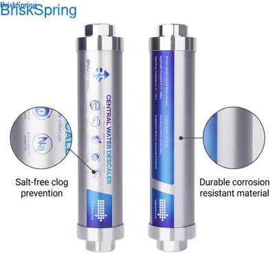Máy làm mềm nước chống tắc nghẽn không có muối với vật liệu chống ăn mòn bền vững an toàn