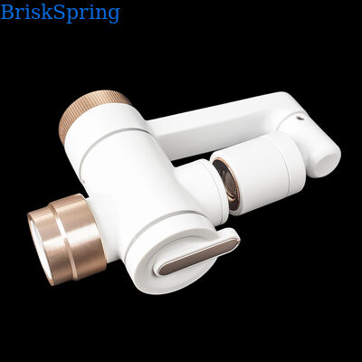 BriskSpring JP-002 Rose Gold Micro-Nano Bubble Faucet Filter with 360° Swivel Aerator and Replaceable Cartridge
