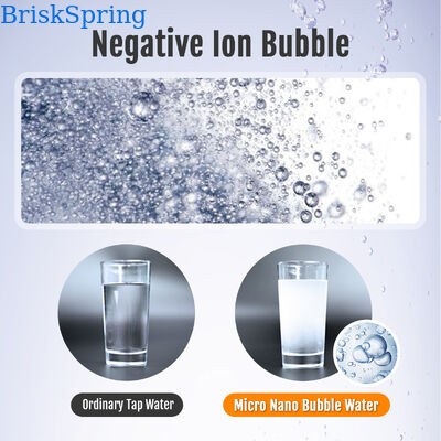 1440° Multi-Joint Rotation Micro Nano Bubble Faucet Aerator với 1,09 × 108 ± 1,65 × 107 hạt/ml Bubble Concentration và H59-1 Brass + SUS304 Stainless Steel Construction