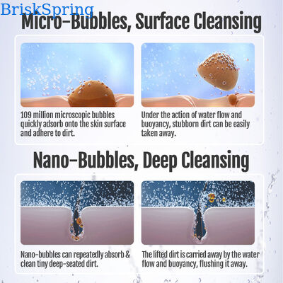 1440° Multi-Joint Rotation Micro Nano Bubble Faucet Aerator với 1,09 × 108 ± 1,65 × 107 hạt/ml Bubble Concentration và H59-1 Brass + SUS304 Stainless Steel Construction