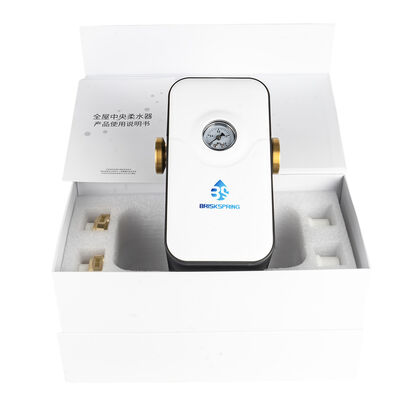 BriskSpring 5T/H Flow Rate Whole House Water Descaler with H59-1 Brass Material and NSF Certification
