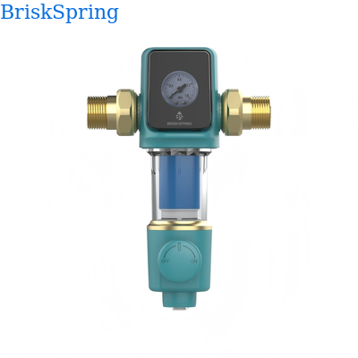 40 Micron Filtration Whole House Water Filter with Manual Backwash and Stacked Disc Technology Water Pre Filter