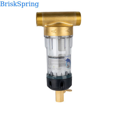 40 Micron Filtration Water Pre Filter with Food Grade SS316L Mesh and Reusable Design Spin Down Sediment Filter