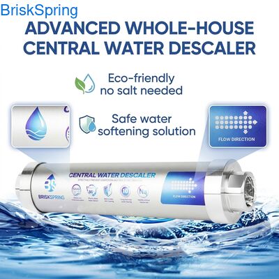 Máy làm mềm nước chống tắc nghẽn không có muối với vật liệu chống ăn mòn bền vững an toàn