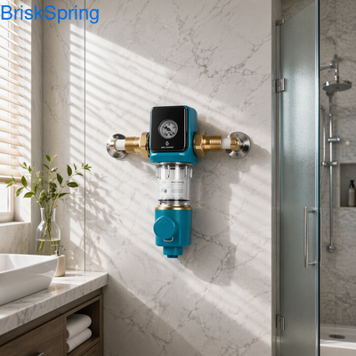 Bộ lọc trầm tích xoay xuống nhiều lần sử dụng 40/300 Micron Heavy Duty Spin Down cho lọc nước toàn nhà