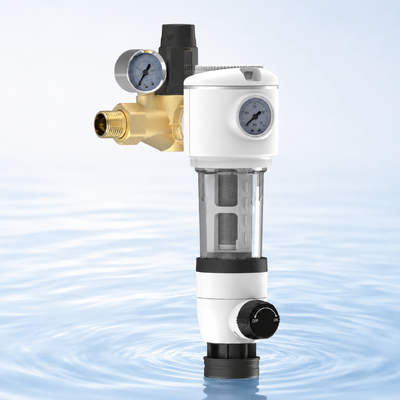 BriskSpring N1-8A-BS Lọc trầm tích 40 Micron với Giám sát Áp suất Kép và Xả ngược Thủ công