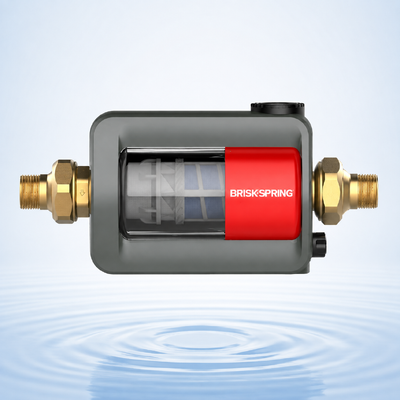 BriskSpring HZ-B-BS Lõi lọc trầm tích toàn nhà 40 Micron với lưới thép không gỉ SUS316L và lưu lượng cao 7 T/H