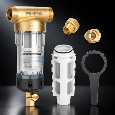 Bộ lọc nước toàn nhà 40 Micron với bộ lọc trầm tích lưới sử dụng nhiều lần